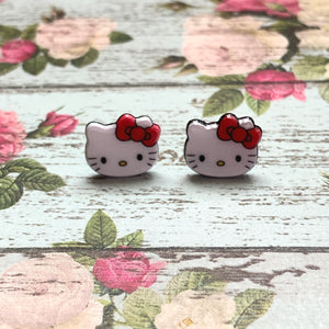 Cute Cat Post Earrings
