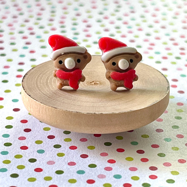 Xmas Koala Bear Earrings