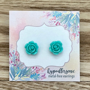 July’s Blooming Roses Metal-Free Earrings