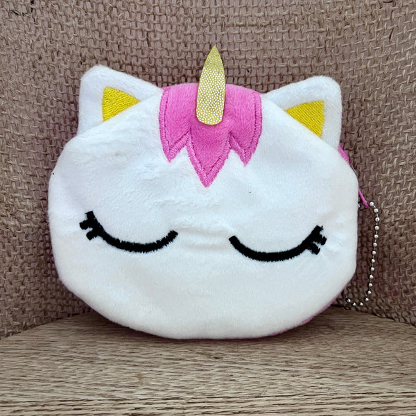 Unicorn Plush Mini Pouch