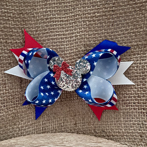 The 4th of July Hair Bow