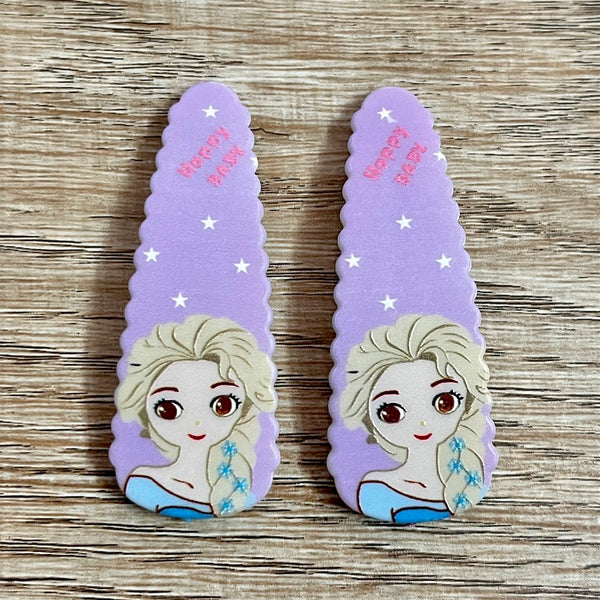 Princess Elsa Inspired Snap Clips