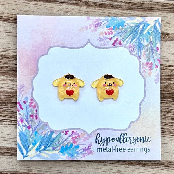 Kawaii Pom-Inspired Earrings