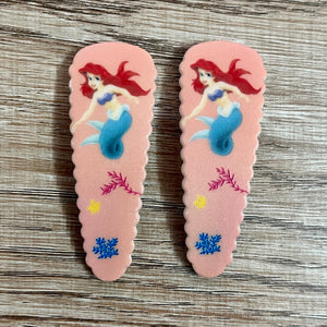 Ariel Inspired Snap Clips