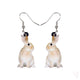Sweet Bunny Rabbit Drop Earrings
