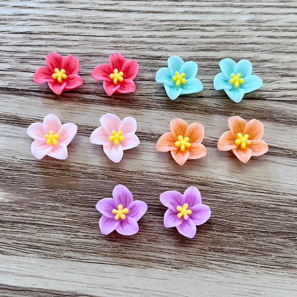 Tropical Flower Earrings