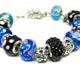 Blue & Black Gems Bracelet