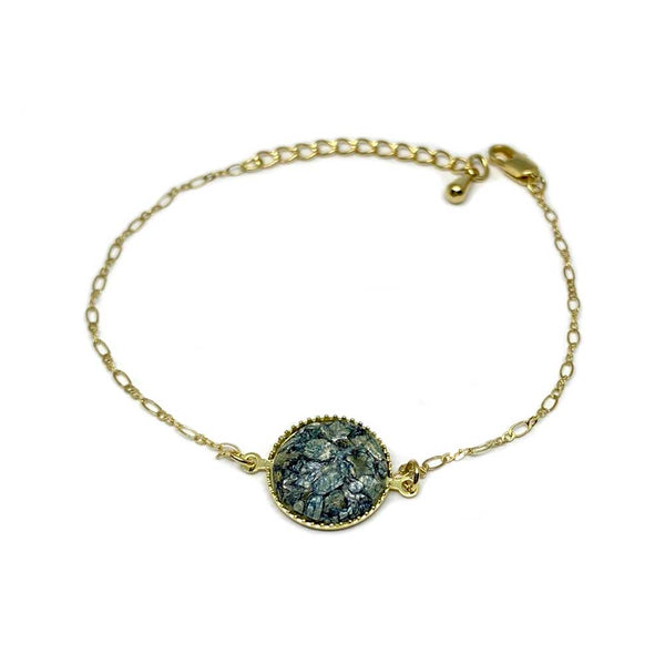 Druzy Stone Gold Bracelet