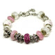 Pink Gems Bunny Charm Bracelet