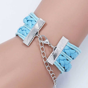 Blue Unicorn Friendship Bracelet