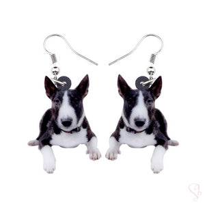 American Pit Bull Terrier Dog Drop Earrings