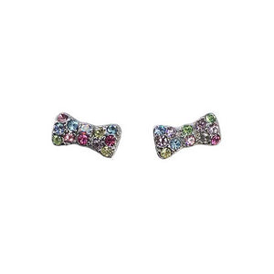 Crystal Bow Earrings, Jewelry, sweetbiie