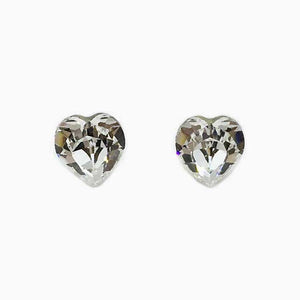 Crystal Heart Hypoallergenic Earrings, Jewelry, sweetbiie