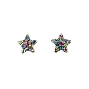 Crystal Star Earrings, Jewelry, sweetbiie