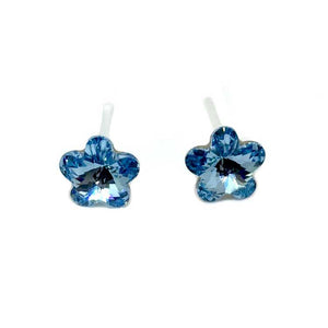 Crystal Flower Hypoallergenic Earrings, Jewelry, sweetbiie