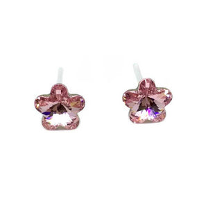 Crystal Flower Hypoallergenic Earrings, Jewelry, sweetbiie