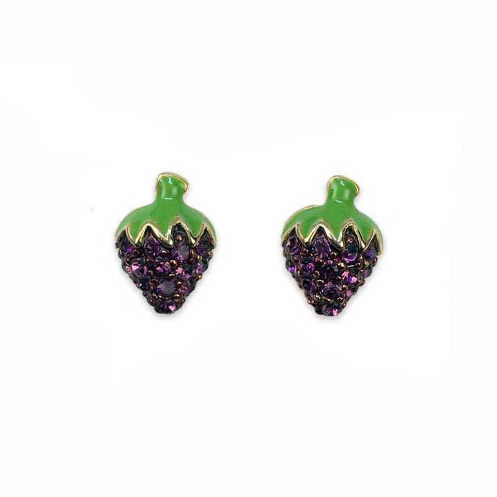 Crystal Strawberry Earrings, Jewelry, sweetbiie