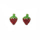 Crystal Strawberry Earrings, Jewelry, sweetbiie