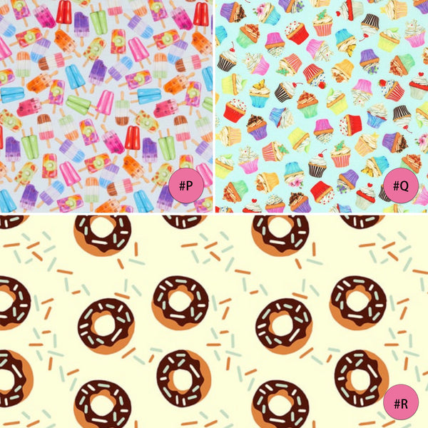 Sweet Dessert Choices Handmade Fabric Mask