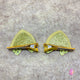 Brown & Gold Glittered Cat Ear Clips