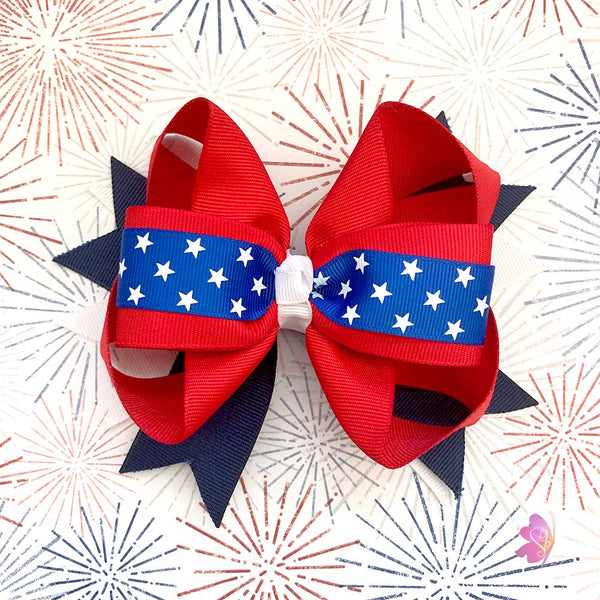 4th of July Celebrations Hair Bow