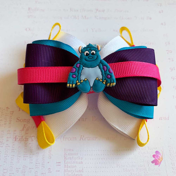 Monster Inspired Hair Bow