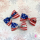 4th of July Celebrations Mini Hair Bow