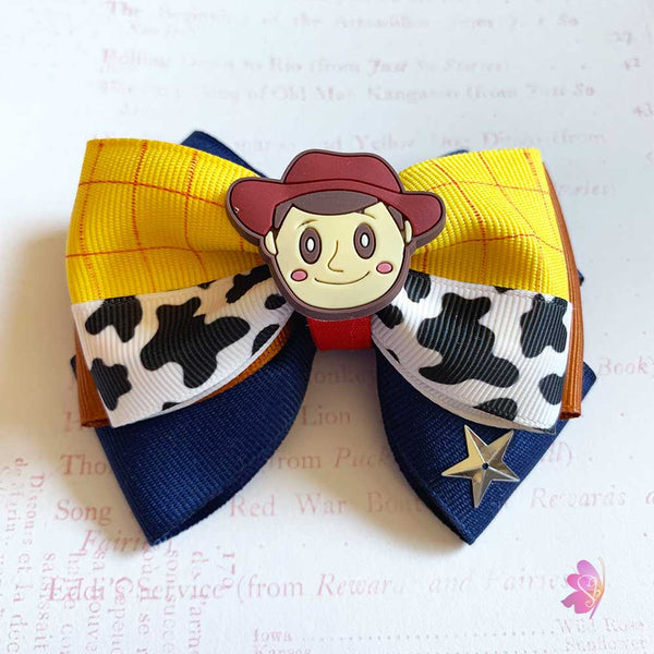 Adorable Woody Toy Story Inspired Hair Bow