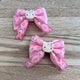 Kitty Inspired Mini Pigtail Hair Bows