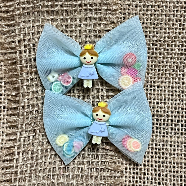 Sweet Princess Mini Pigtail Hair Bows