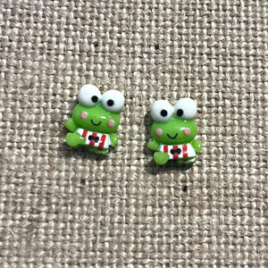 Cute Frog Metal-Free Earrings