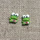 Cute Frog Metal-Free Earrings