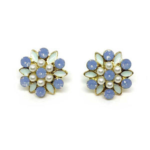 Flower Crystal Earrings
