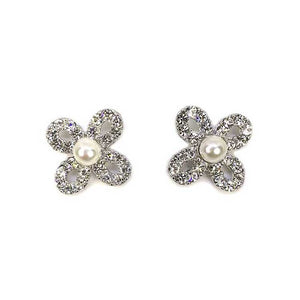 Four Petals Crystal Earrings