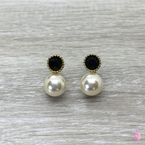 Pearl & Crystal Earrings