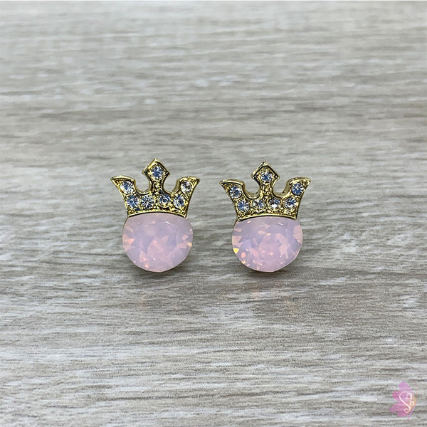 Crown Crystal Earrings