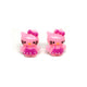 Pink Kitty Metal-Free Earrings