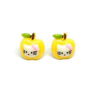 Yellow Apple Metal-Free Earrings