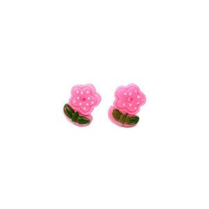 Cute Flower Resin Metal-Free Earrings