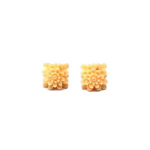 Square Flower Metal-Free Earrings