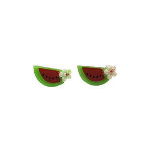 Watermelon Metal-Free Earrings