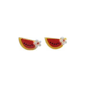 Watermelon Metal-Free Earrings