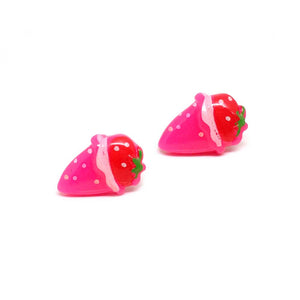 Strawberry Ice-cream Metal-Free Earrings