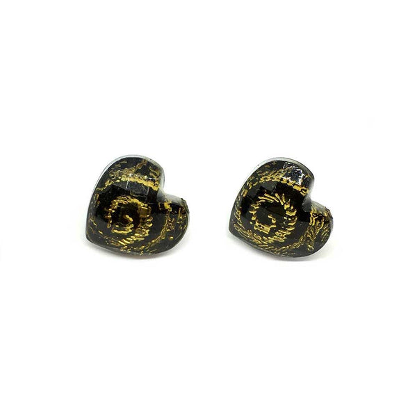 Swirl Heart Metal-Free Earrings