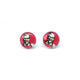 KFC Button Metal-Free Earrings