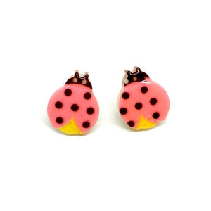 Ladybug Metal-Free Earrings