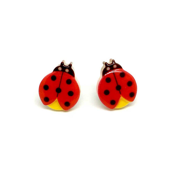 Ladybug Metal-Free Earrings