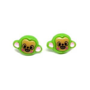 Green Monkey Metal-Free Earrings