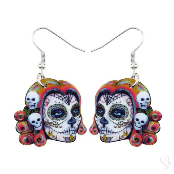 Miss Skeleton Drop Earrings