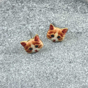 Sweet Cat Post Earrings